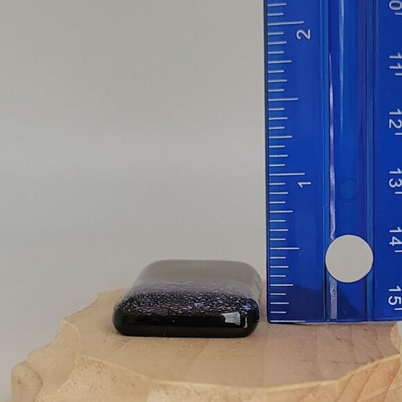 Handcrafted Dichroic Glass Pendant & Earring Set Dangle‎ Drop Artisan Sparkle - Picture 16 of 16